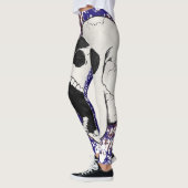 Abstracte geschrokken Leggings (Links)