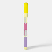 Abstracte gestileerde gezicht iPhone / iPad case (Achterkant / Rechts)