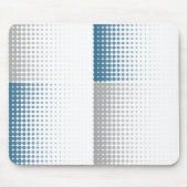 Abstracte gestippelde mousepad muismat (Voorkant)