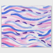 Abstracte gestreepte waterverf achtergrond. Pensee Cadeaupapier (Vlak)