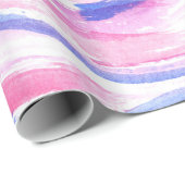 Abstracte gestreepte waterverf achtergrond. Pensee Cadeaupapier (Rol Hoek)