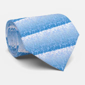 Abstracte gestreepte wervelkolom stropdas (Opgerold)