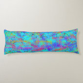 Abstracte gestructureerde chaos lichaamskussen (Achterkant)