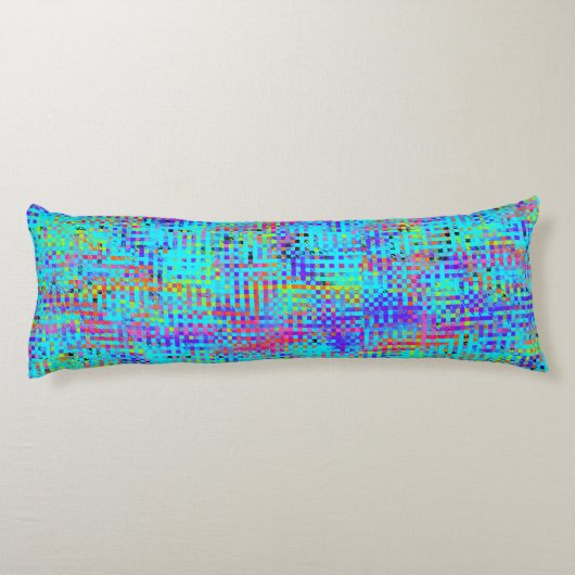 Abstracte gestructureerde chaos lichaamskussen (Achterkant)