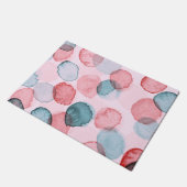 Abstracte getextureerde kleurrijke poolpunts Water Deurmat (Schuin)