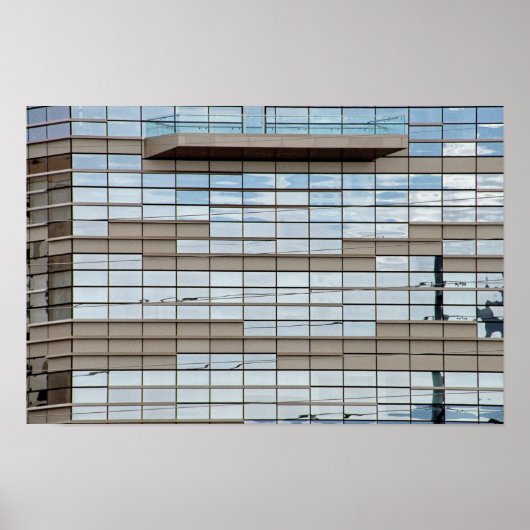 Abstracte gevel - Las Vegas Poster (Voorkant)
