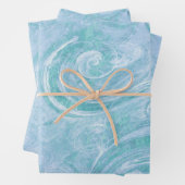 Abstracte geverfde draden inpakpapier vel (In situ)