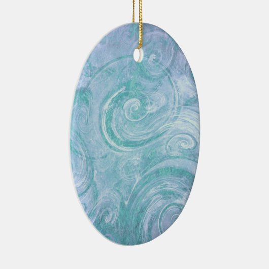 Abstracte geverfde draden keramisch ornament (Rechts)