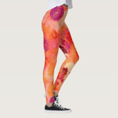 Abstracte geverfde snippers en zwemblazen leggings (Rechts)