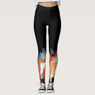 Abstracte geweldige deen leggings