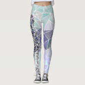 Abstracte geweldige deen leggings (Voorkant)