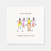 Abstracte, Geweldige feestdag Servet (Voorkant)