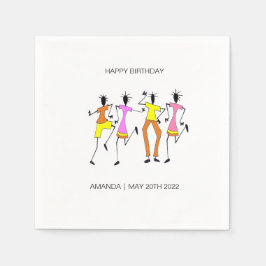 Abstracte, Geweldige feestdag Servet