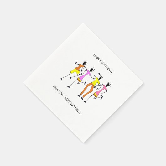 Abstracte, Geweldige feestdag Servet (Hoek)