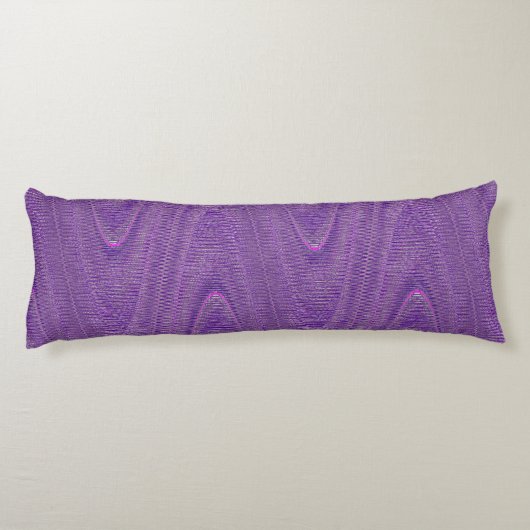 Abstracte geweven draden, Paarse carrosserie Lichaamskussen (Achterkant)