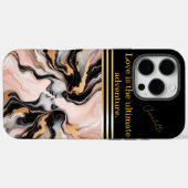 Abstracte gezichten in harmonie. Case-Mate iPhone case (Achterkant (horizontaal))