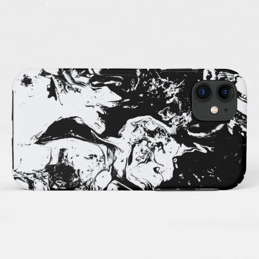 Abstracte gezichten Incidental Art Case-Mate iPhone Case (Achterkant (horizontaal))