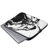 Abstracte gezichten Incidental Art Electronics Bag Laptop Sleeve (Voorkant onderkant)