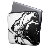 Abstracte gezichten Incidental Art Electronics Bag Laptop Sleeve (Voorkant Links)