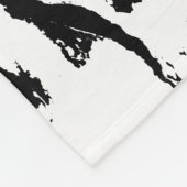 Abstracte gezichten Incidental Art Fleece Deken (Hoek)