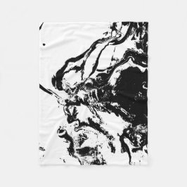 Abstracte gezichten Incidental Art Fleece Deken
