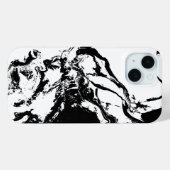 Abstracte gezichten Incidental Art iPhone / iPad C Case-Mate iPhone Case (Achterkant (horizontaal))