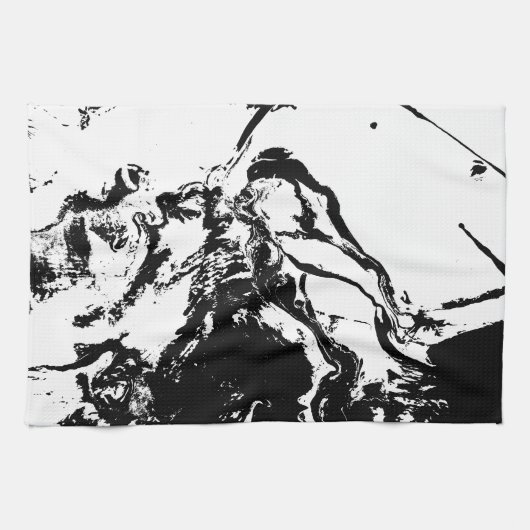 Abstracte gezichten Incidental Art Keukenhanddoeke Theedoek (Horizontaal)