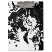 Abstracte gezichten Incidental Art Klembord (Voorkant)