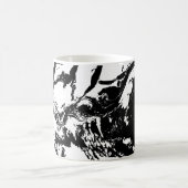 Abstracte gezichten Incidental Art Mok (Center)