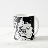 Abstracte gezichten Incidental Art Mok (Voorkant rechts)