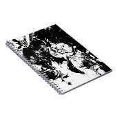 Abstracte gezichten Incidental Art Notitieboek (Rechterzijde)