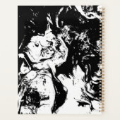 Abstracte gezichten Incidental Art Planner (Achterkant)