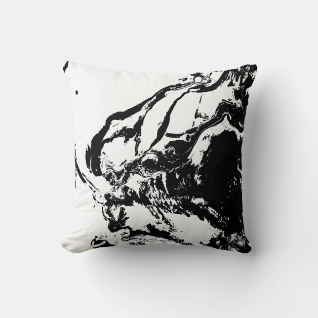 Abstracte gezichten Incidental Art Sierkussen (Voorkant)