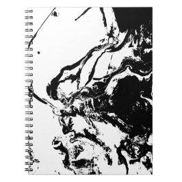 Abstracte gezichten Incidental Art Spiral Notitieb Notitieboek