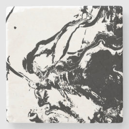 Abstracte gezichten Incidental Art Stone Onderzett Stenen Onderzetter