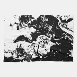 Abstracte gezichten Incidental Art Theedoek