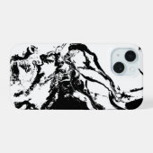 Abstracte Gezichten Incidentele Kunst iPhone / iPa 15 Case (Achterkant horizontaal)