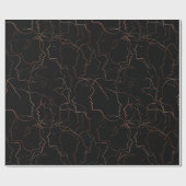 Abstracte Gezichten Lijnkunst Inpakpapier (Vlak)