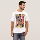 Abstracte gezichten - Moods - Portret schilderen v T-shirt (Voorkant volledig)