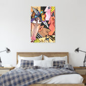 Abstracte Gezichten - Stemmingen - Cubisme Portret Canvas Afdruk (Insitu (Slaapkamer))