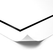 Abstracte Ginkgo Leaf Line Art – Elegante moderne  Perfect Poster (Hoek)