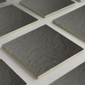 Abstracte Gips Kwast Textuur Espresso ID1287 Tegeltje