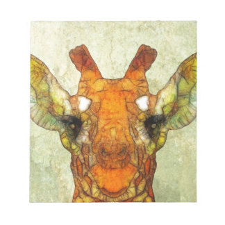 abstracte giraf notitieblok