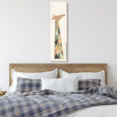 Abstracte Giraffe Canvas Afdruk (Insitu (Slaapkamer))