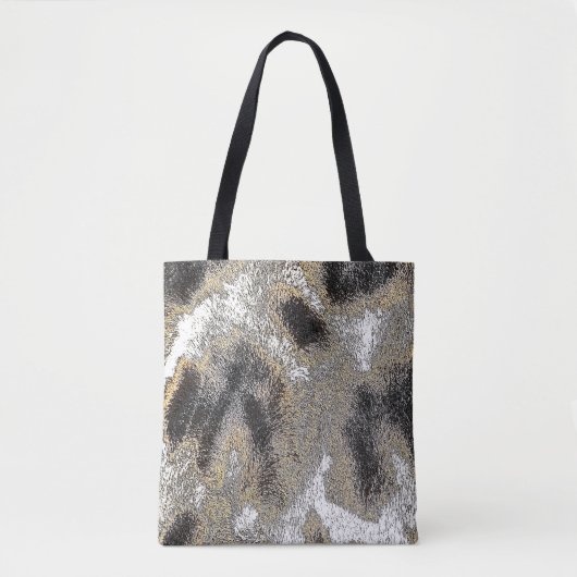ABSTRACTE GIRAFFE HUID TOTE BAG (Voorkant)