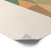 Abstracte Giraffe Poster (Hoek)