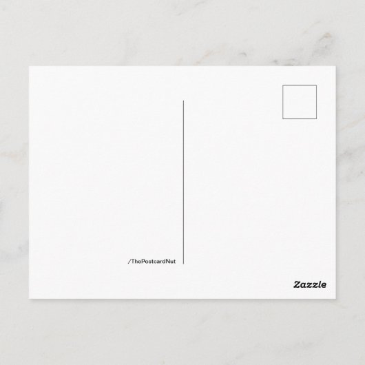 Abstracte gitaar briefkaart (Achterkant)