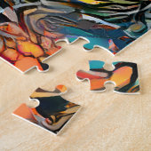 Abstracte gitaar | Harde uitdaging Legpuzzel (Zijkant)