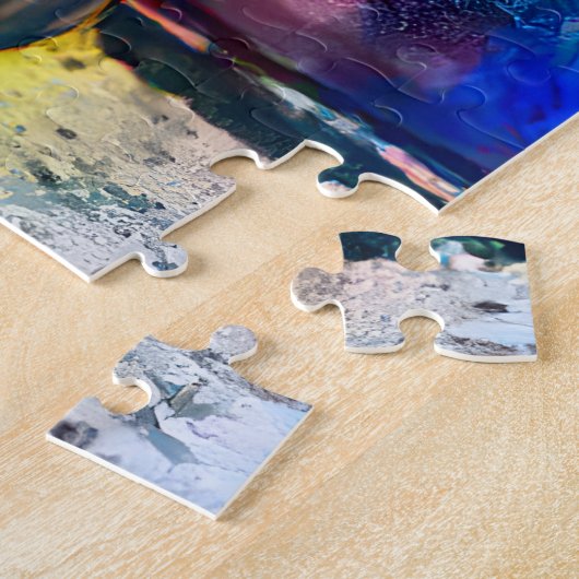 Abstracte gitaar | Harde uitdaging Legpuzzel (Zijkant)