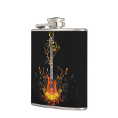 Abstracte gitaar heupfles (Links)